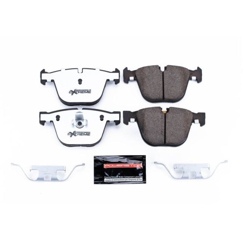 PowerStop — PowerStop - Z26 Performance Carbon-Fiber Ceramic Brake Pads with Hardware Kit