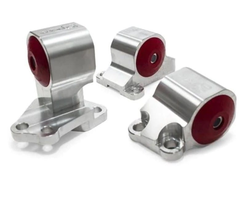 Innovative Mounts — Innovative 92-95 Civic B/D Series Black Aluminum Mounts 60A Bushings (Auto to Manual Hydro 2 Bolt)