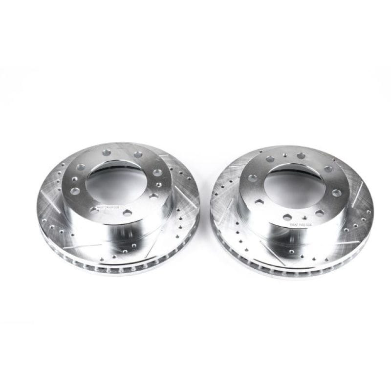 PowerStop — PowerStop Evolution Performance Drilled, Slotted & Plated Brake Rotor Pair
