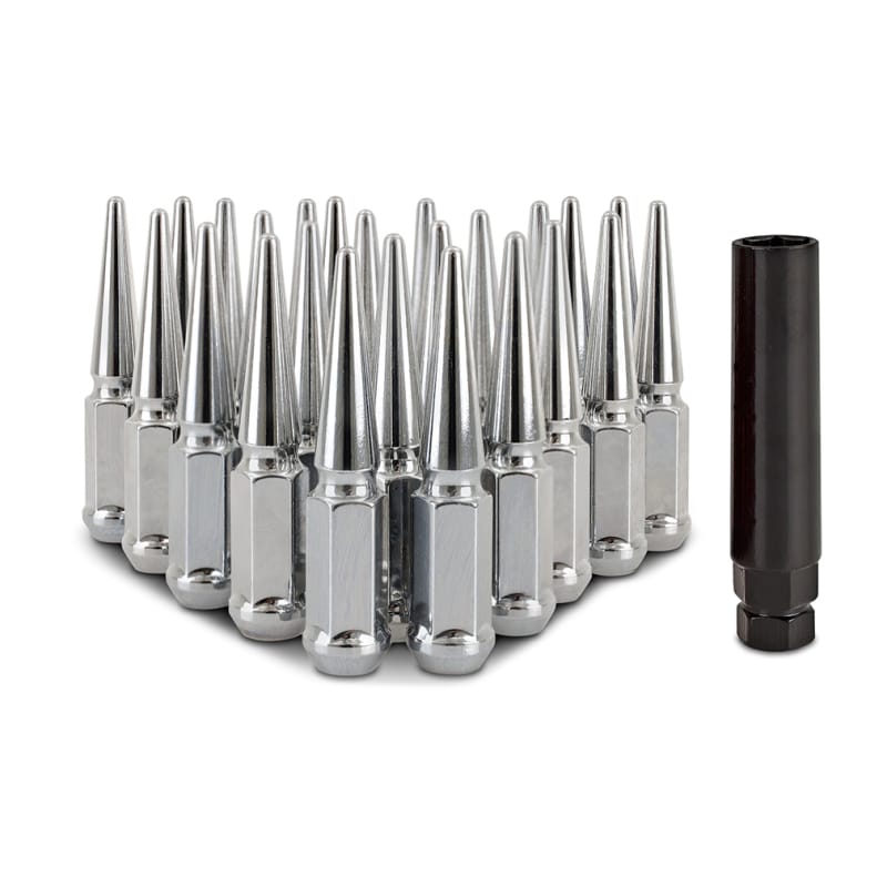Mishimoto — Spiked Lug Nuts, Chrome, M14x1.5, 24-PC Set