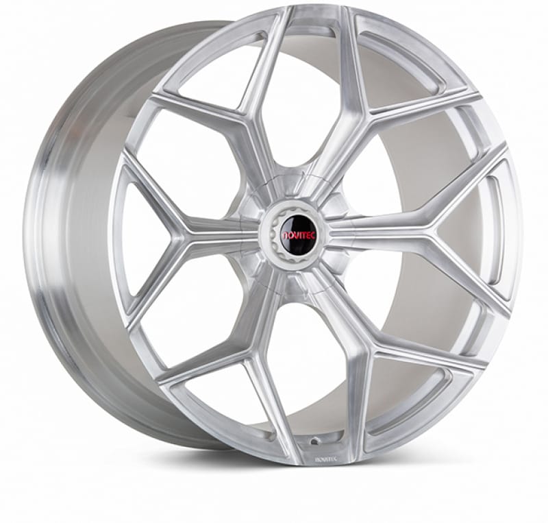 Vossen — Vossen x Novitec NL4-5L 20x9 - 5x112 BP - ET36 - Brushed Gloss Clear Lamborghini Huracan Front Wheel