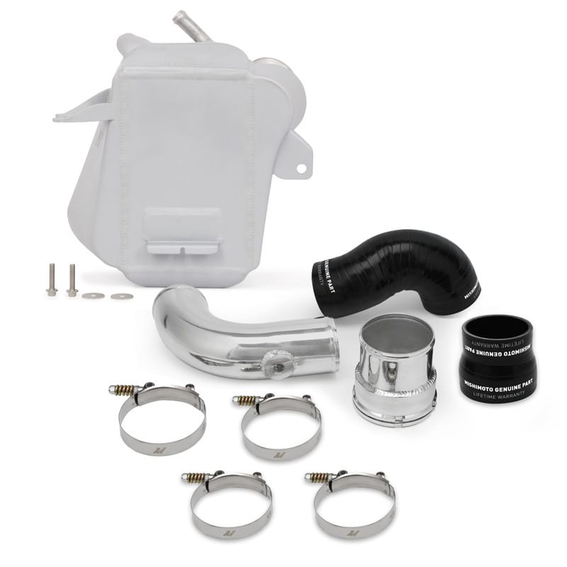 Mishimoto — Air-to-Water Intercooler, Silver, fits Ford 6.7L Powerstroke 2017+