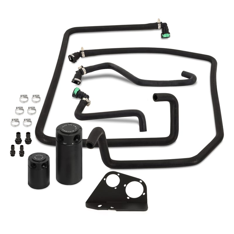 Mishimoto — Baffled Oil Catch Can System, fits Ford F-150 3.5L EcoBoost 2021.5+