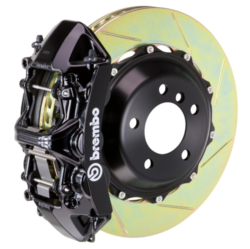 Brembo — Brembo 03-07 H2 Rear GT BBK 4 Piston Cast 2pc 380x32 2pc Rotor Slotted Type-1-Black