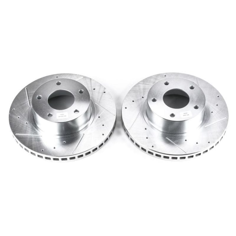 PowerStop — PowerStop Evolution Performance Drilled, Slotted & Plated Brake Rotor Pair