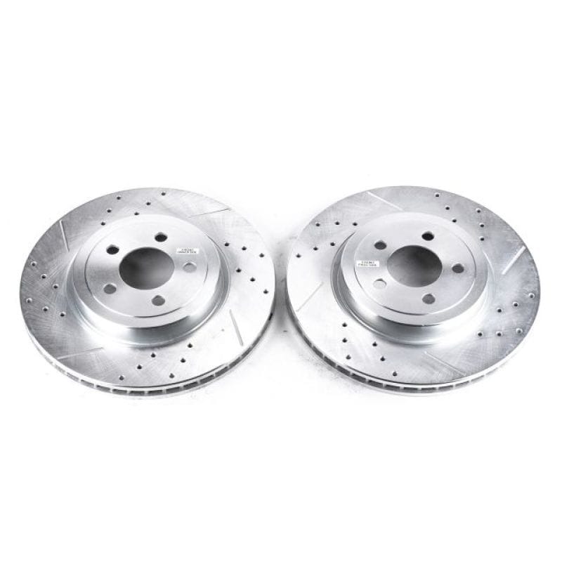 PowerStop — PowerStop Evolution Performance Drilled, Slotted & Plated Brake Rotor Pair