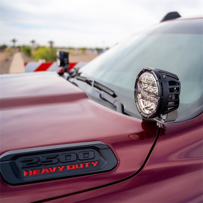 Rigid Industries — 2019+Dodge RAM 2500/3500 A-Pillar LED Light Mounts