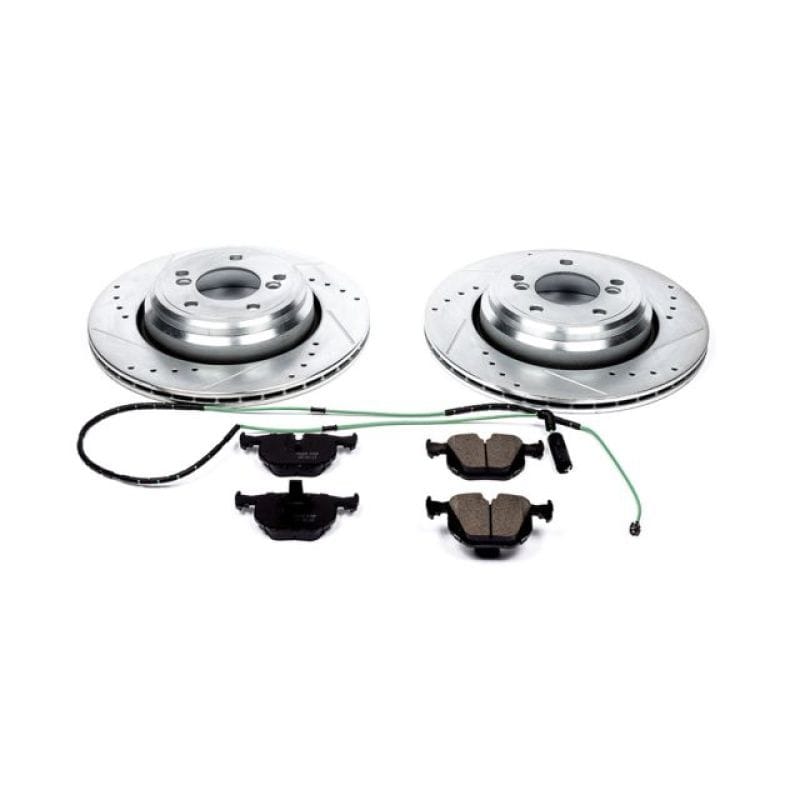PowerStop — Z23 Daily Driver Carbon-Fiber Ceramic Brake Pad and Drilled & Slotted Rotor Kit