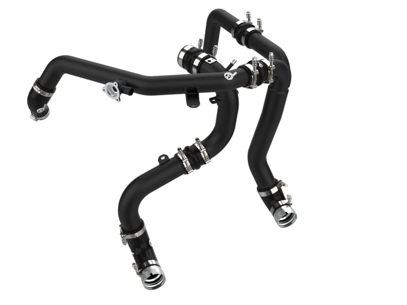 aFe — BladeRunner 2-1/4 IN & 2-3/4 IN Aluminum Hot and Cold Charge Pipe Kit Black