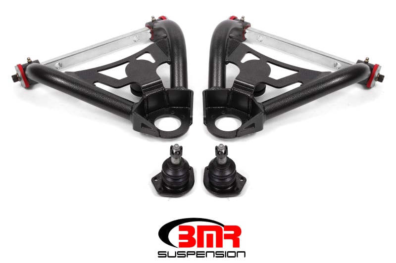 BMR Suspension — A-arms, Upper, DOM, Non-adjustable, Polyurethane Bushings, Stock Spindles