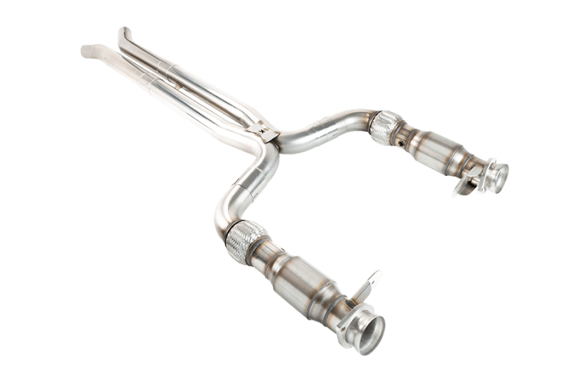 Kooks Headers — Kooks 2015+ Ford Mustang GT350 5.2L 3in x 2-3/4in Green Cat SS X-Pipe Kooks HDR Req
3in. x 2-3/4in. X-Pi
3" x 2-3/4" X-Pipe