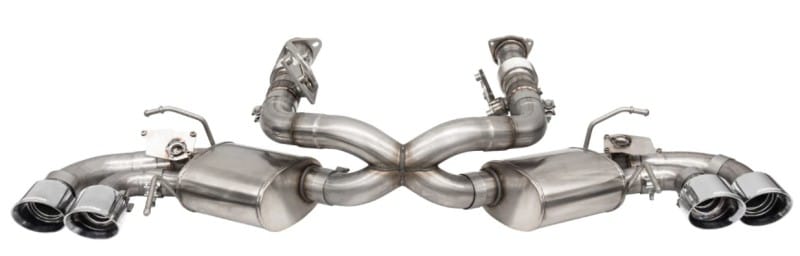 CORSA Performance — Corsa 2020-25 Corvette C8 3in Valved Cat-Back 4.5in Pol Quad Tips - Fits Factory Perf Exhaust w/ AFM
Exhaust