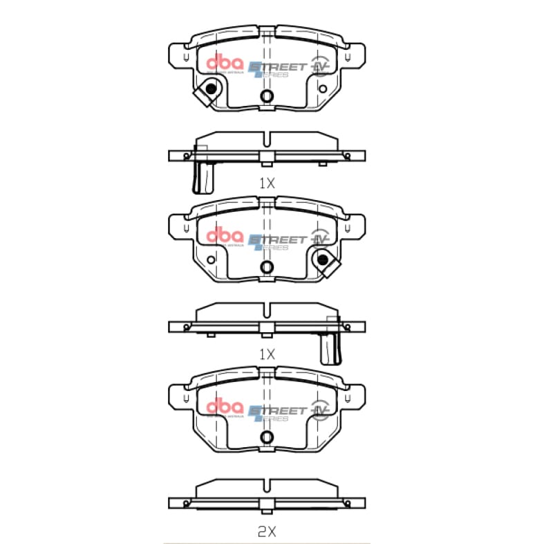 DBA — Rear Street Series EV Brake Pads