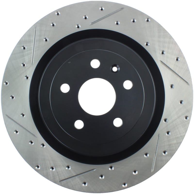 Stoptech — StopTech Sport Drilled & Slotted Brake Rotor; Rear Right
StopTech Sport Drilled/Slotted Brake Rotor; Rear Right