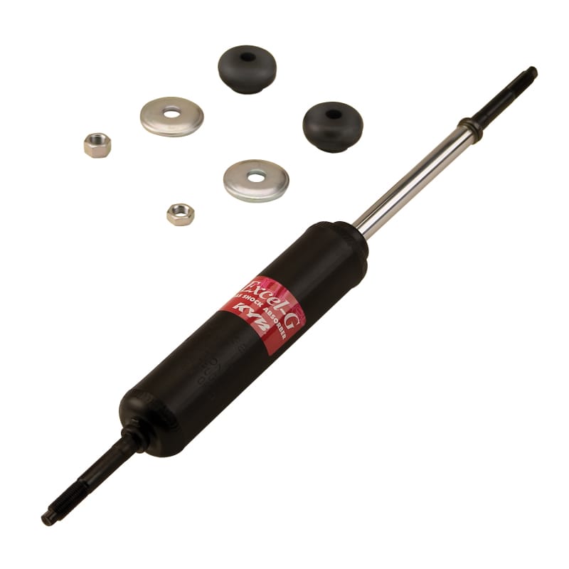 KYB — Ride Comfort may be important, but restoring a vehicles Ride Control, stability, stopping, lane change responsiveness and handling is critical. KYB Excel-G Shocks and Struts are designed for the most important performance purpose: Restoring the vehicles original capabilities. KYB is a world leading supplier of shocks and struts to new vehicle manufacturers and the Excel-G is made on the very same KYB OE assembly lines, uses the same OE quality components and is calibrated to restore original, de
Gas Shock