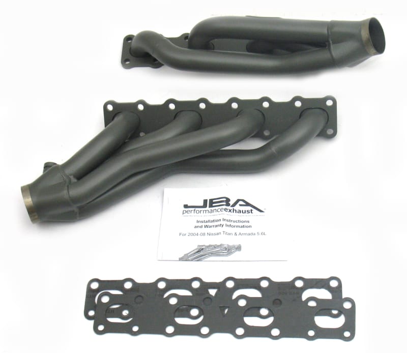 JBA — JBA 04-15 Nissan 5.6L VK56DE Oval Port 1-5/8in Primary Ti Ctd Cat4Ward Header
Exhaust Header