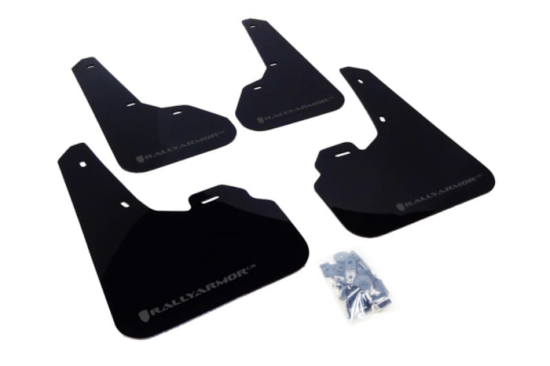 Rally Armor — Black Mud Flap/Grey Logo