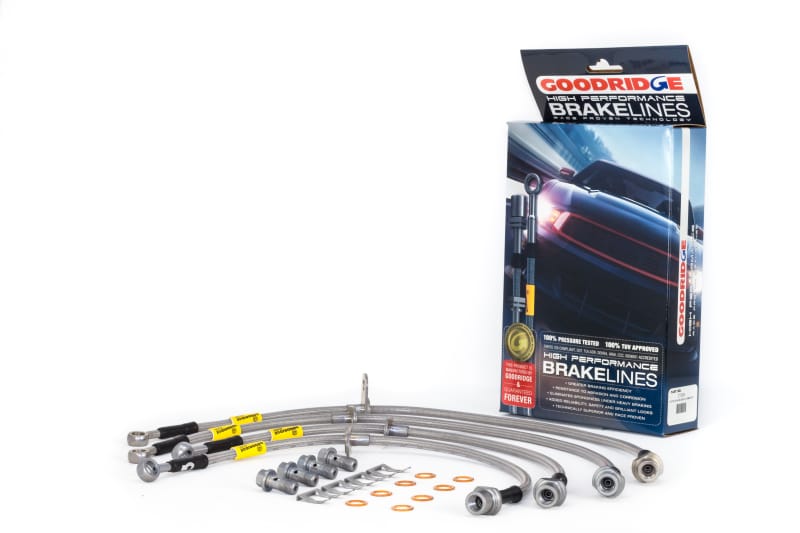 Goodridge — G-STOP SS Braided Brake Line Kit