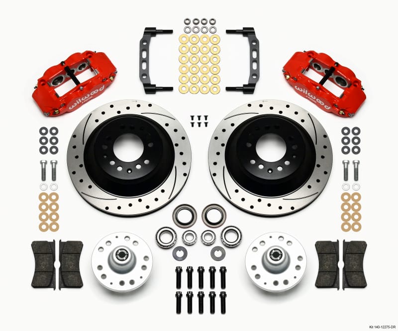 Wilwood — KIT,FRONT,PINTO/MUSTANG II,74-78,FNSL6R 12.88,1PC ROTOR,SRP,RED
