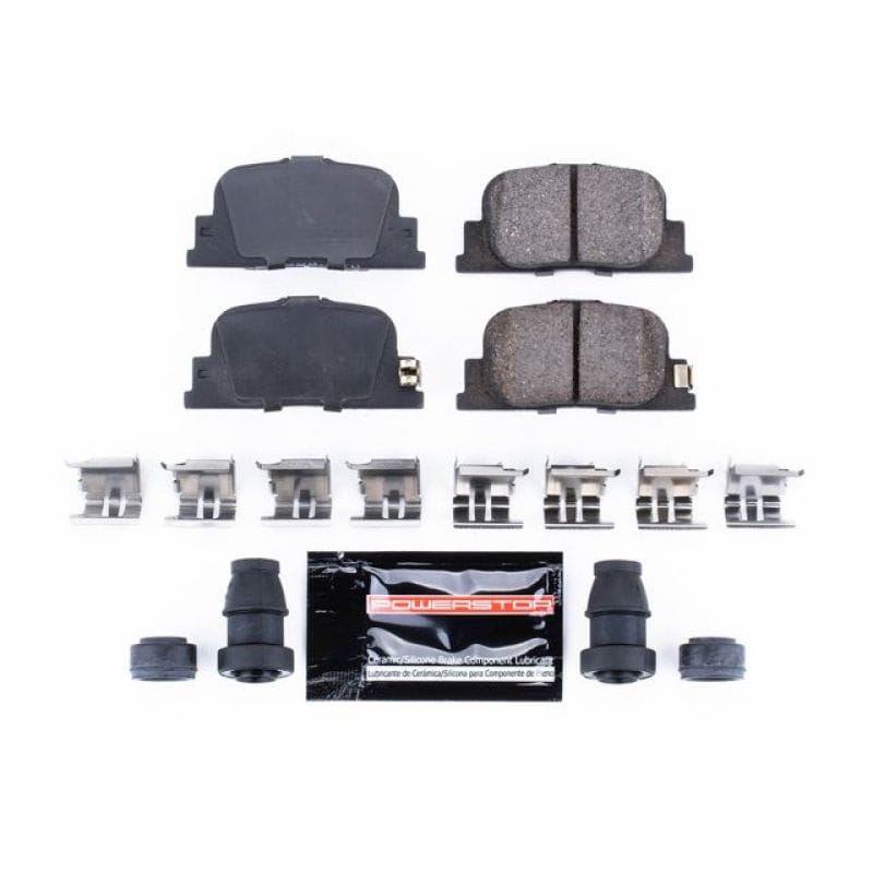 PowerStop — PowerStop - Z23 Daily Driver Carbon-Fiber Ceramic Brake Pads with Hardware Kit