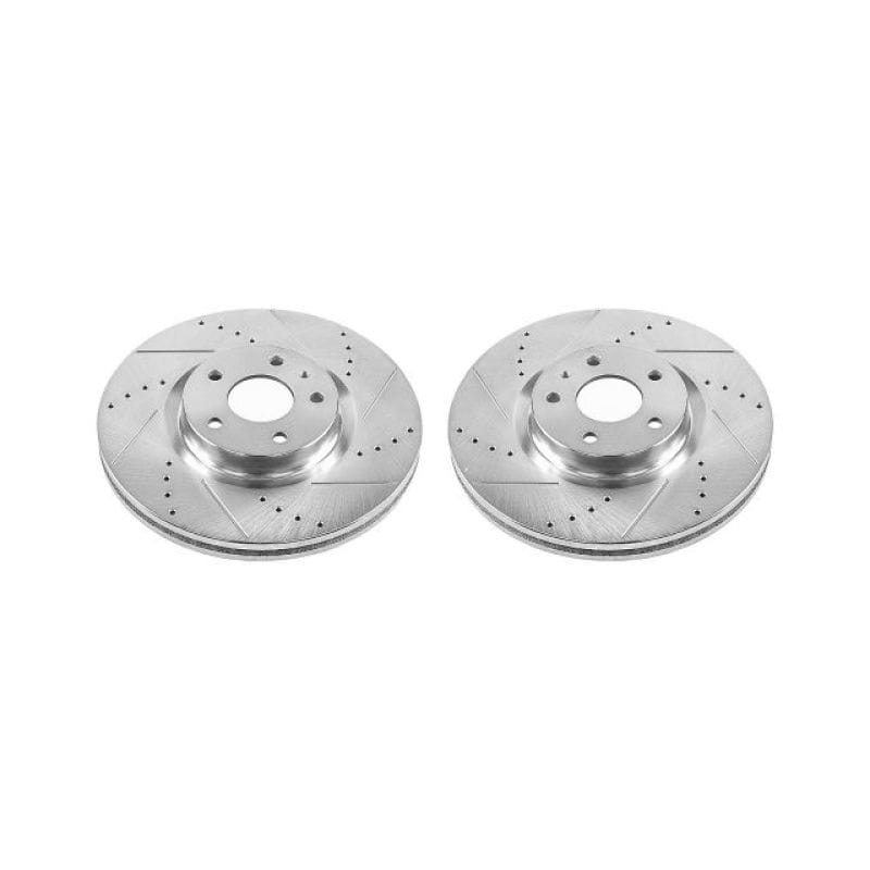 PowerStop — PowerStop Evolution Performance Drilled, Slotted & Plated Brake Rotor Pair