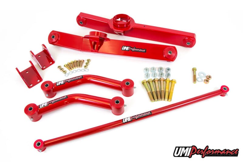 UMI Performance — UMI B-Body rear control arm kit—bolt-on upgrade, poly bushings, USA made.