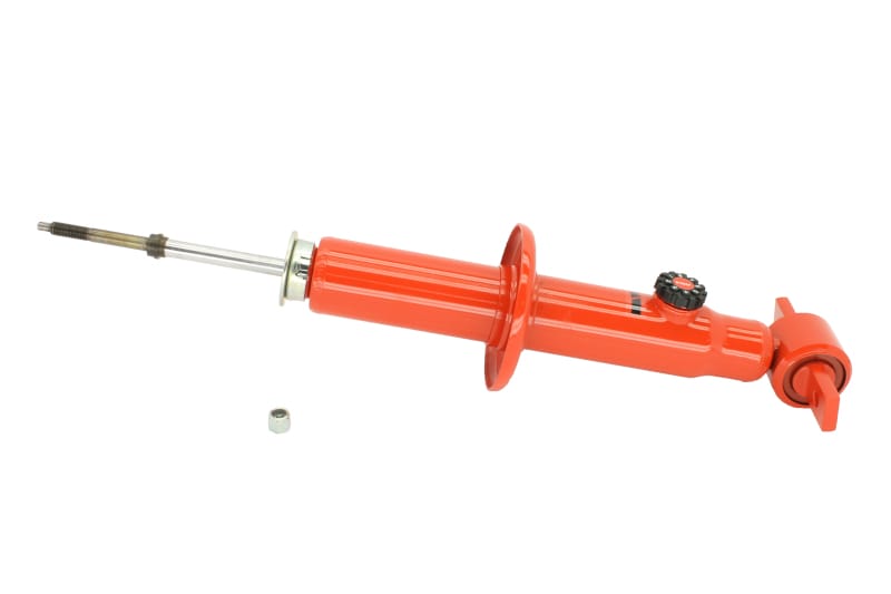KYB — KYB AGX manually-adjustable shocks and struts allow you to design your own ride control performance without special tools, quickly and as often as you want. Enthusiasts can increase individual corner damping rates up to 125% more than the vehicles OEM design.  For ease of access, depending on vehicle application, the KYB AGX either has an eight position knob or a four position screwdriver slot. However, both offer the same overall capability. One simple adjustment increases both rebound and comp
Damping Rate Adjustable Strut