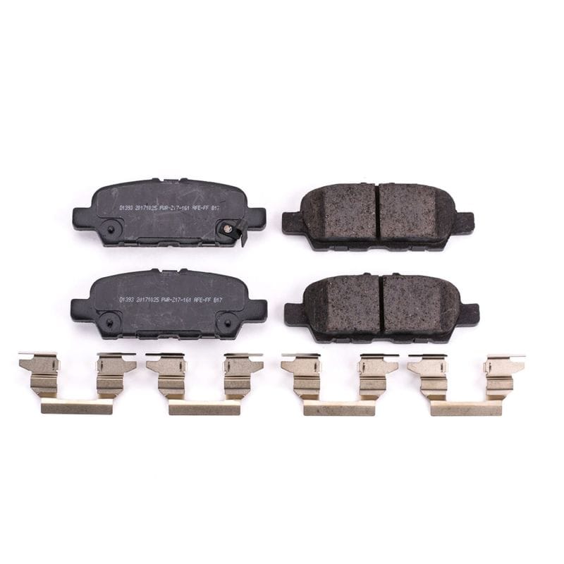 PowerStop — PowerStop - Z17 Low-Dust Ceramic Brake Pads with Hardware