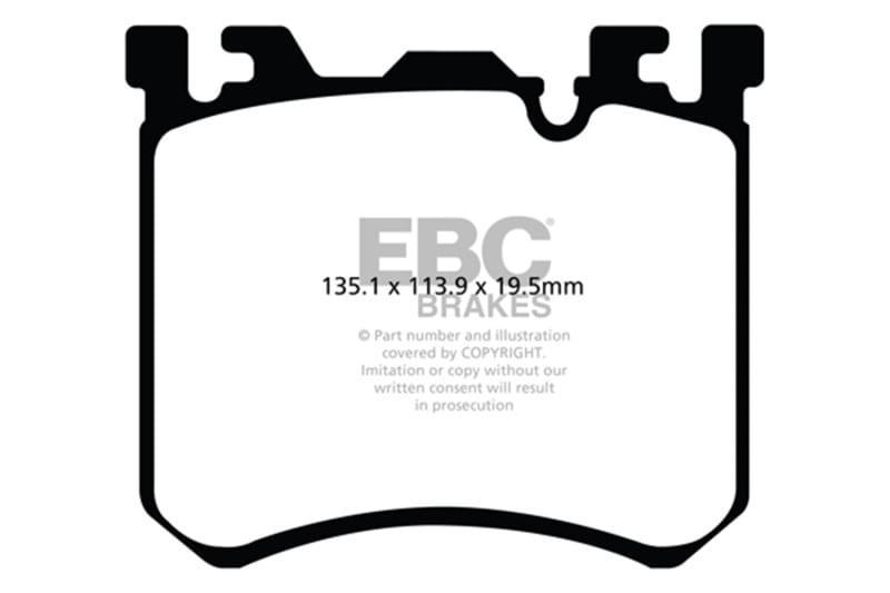 EBC — Redstuff Ceramic Low Dust Brake Pads