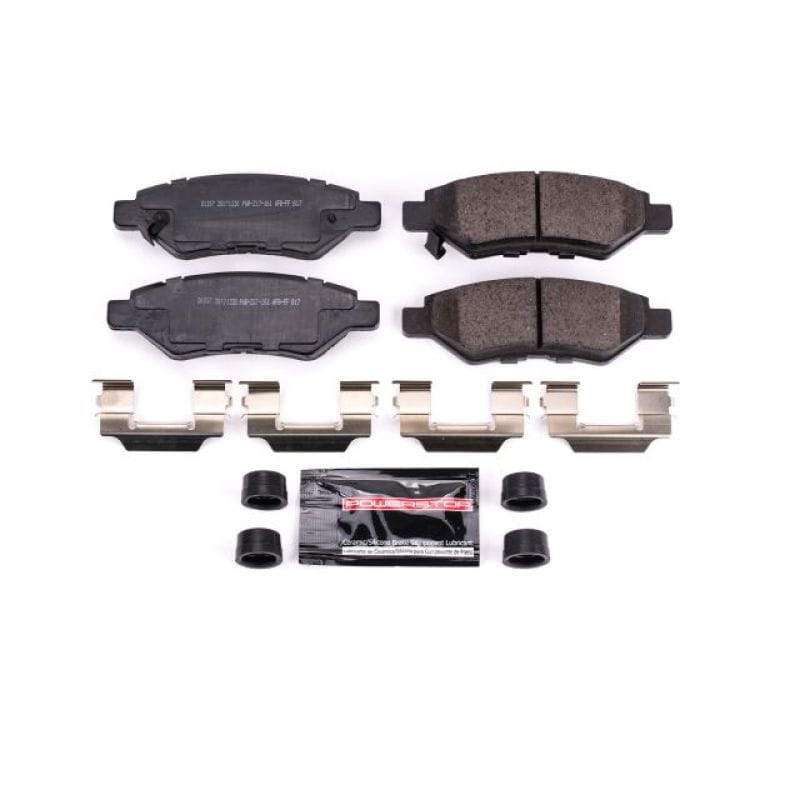 PowerStop — PowerStop - Z23 Daily Driver Carbon-Fiber Ceramic Brake Pads with Hardware Kit