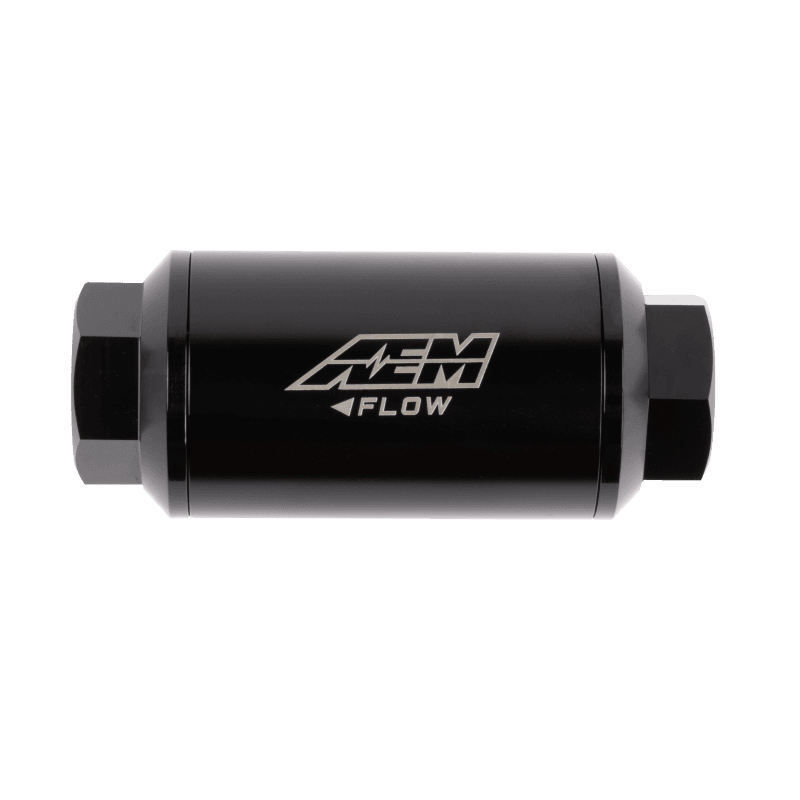 AEM — AEM Universal High Volume 100GPH, -6AN ORB, 10 Micron Fuel Filter