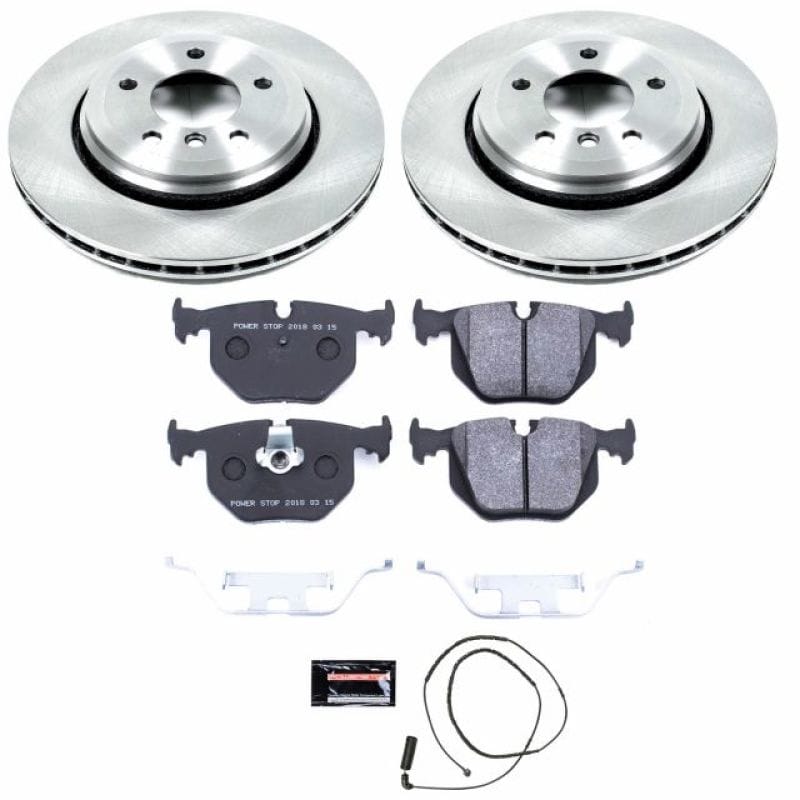 PowerStop — Track Day Spec High-Performance Brake Pad and Rotor Kit