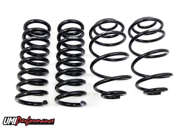 UMI Performance — 3050 - 1978-1988 G-Body Lowering Spring Kit, 1” Lowering