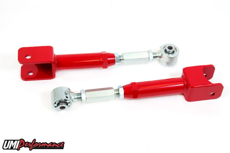 UMI Performance — 2526 - 2008-2009 Pontiac G8, 2010-2014 Camaro Trailing Arms, Adj, Roto-Joint