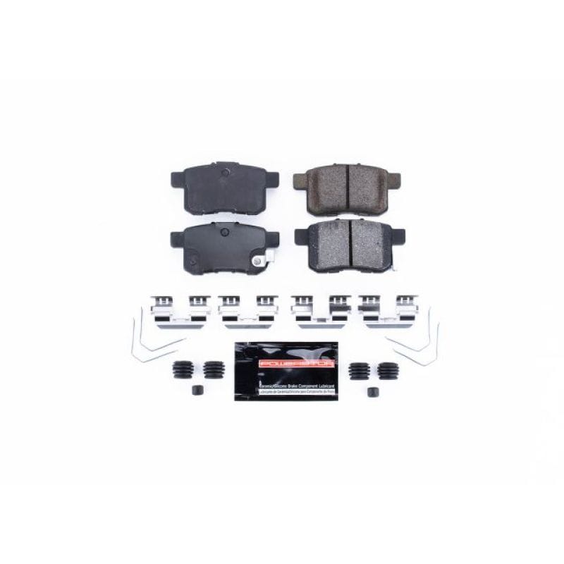 PowerStop — PowerStop - Z23 Daily Driver Carbon-Fiber Ceramic Brake Pads with Hardware Kit