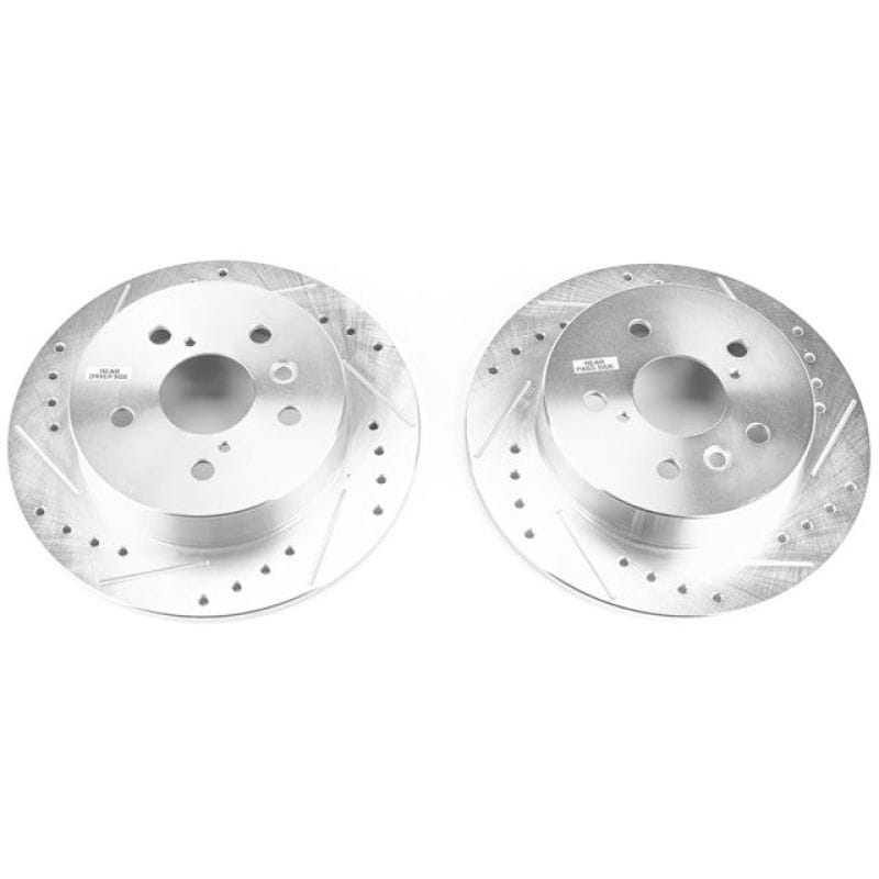PowerStop — PowerStop Evolution Performance Drilled, Slotted & Plated Brake Rotor Pair