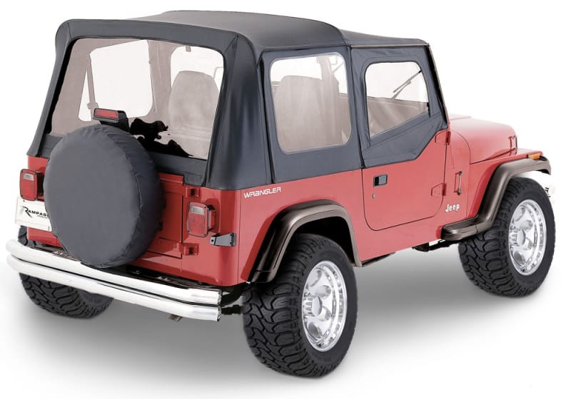 Rampage — Complete Top, Frame & Hardware for Soft Upper Doors
Complete Soft Top Kit