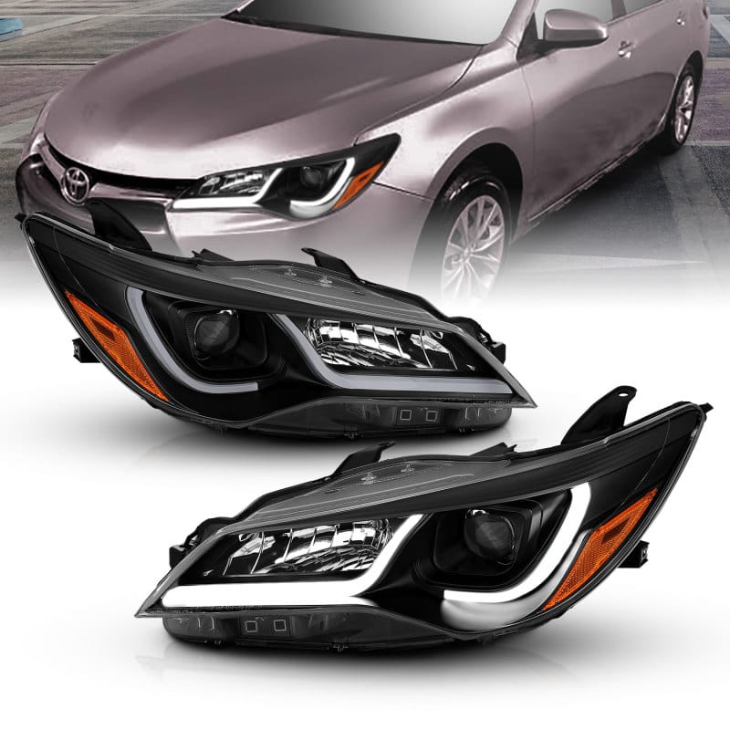 ANZO — ANZO Projector Headlights With Plank Style Design Black w/Amber 15-16 Toyota Camry (4DR)
Head Light Set
HdLtSet