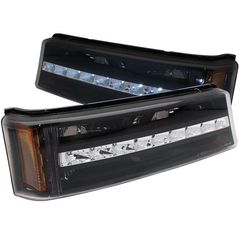 ANZO — ANZO 2003-2006 Chevrolet Silverado 1500 LED Parking Lights Black w/ Amber Reflector
PrkngLghtAssembly