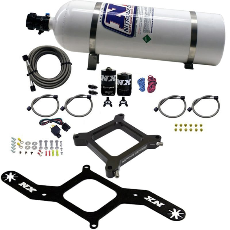 Nitrous Express — Nitrous Express 4150 Assassin Plate RNC Up to 750hp 15lb Bottle
Injection System Kit
N2OSys