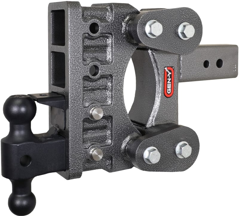 GEN-Y Hitch — Gen-Y The Boss Torsion-Flex 3in Shank 6in Drop 32K Hitch w/GH-0161 Dual-Ball/GH-0162 Pintle Lock
Drop Hitch