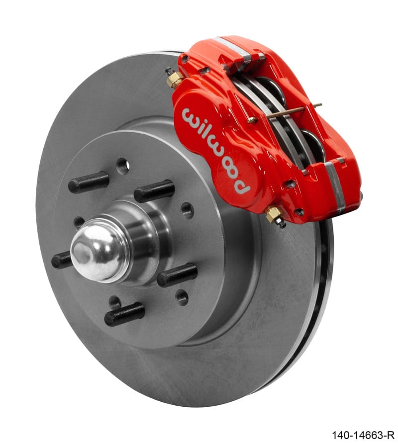 Wilwood — KIT,FRONT,CHEVY 55-57&59-64/VETTE 63-64 FDL-M,11.50 HUB/ROTOR,RED