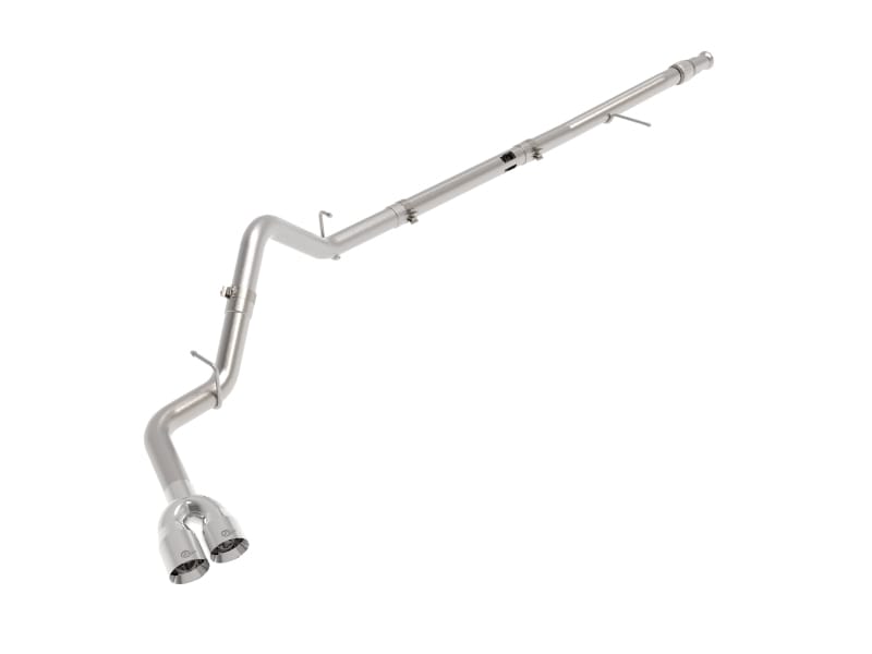 aFe — Rebel XD Series 3 IN 304 Stainless Steel DPF-Back Exhaust w/Dual Polished Tips