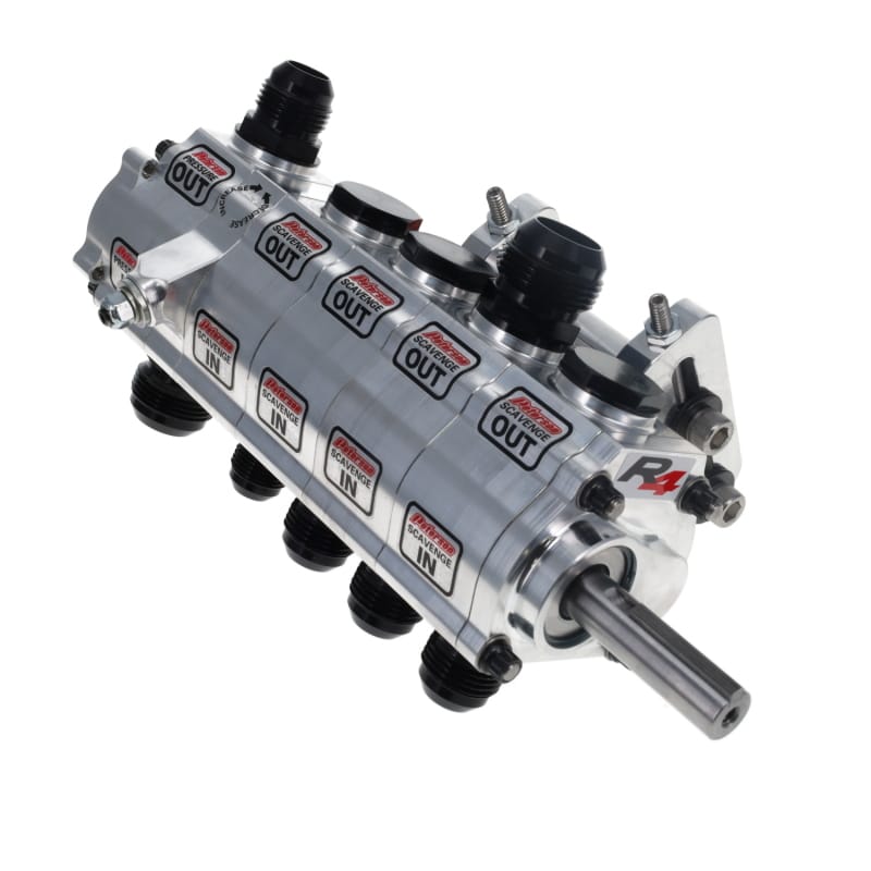 Peterson Fluid Systems — Bell housing dry sump oil pump 5 stage 1.2 pressure and 1.2 scavenge stages