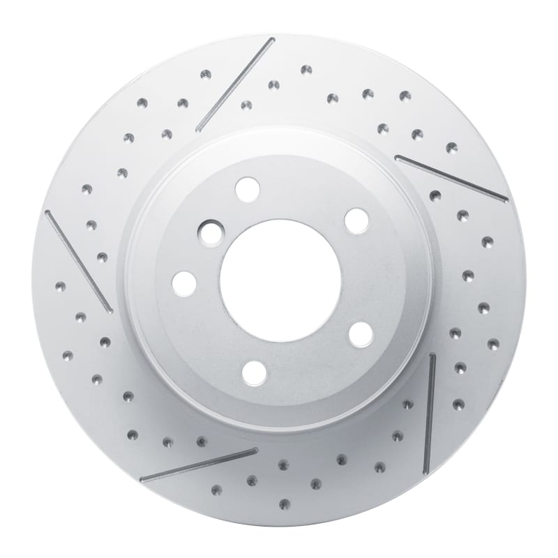 DFC — DFC 13-13 BMW 135IS Rear GeoSPEC Coated Rotor - Dimpled and Slotted