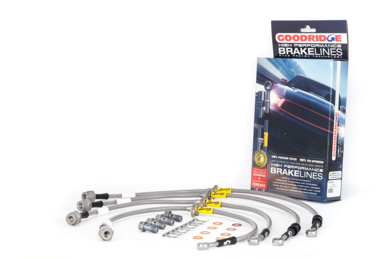 Goodridge — G-STOP SS Braided Brake Line Kit