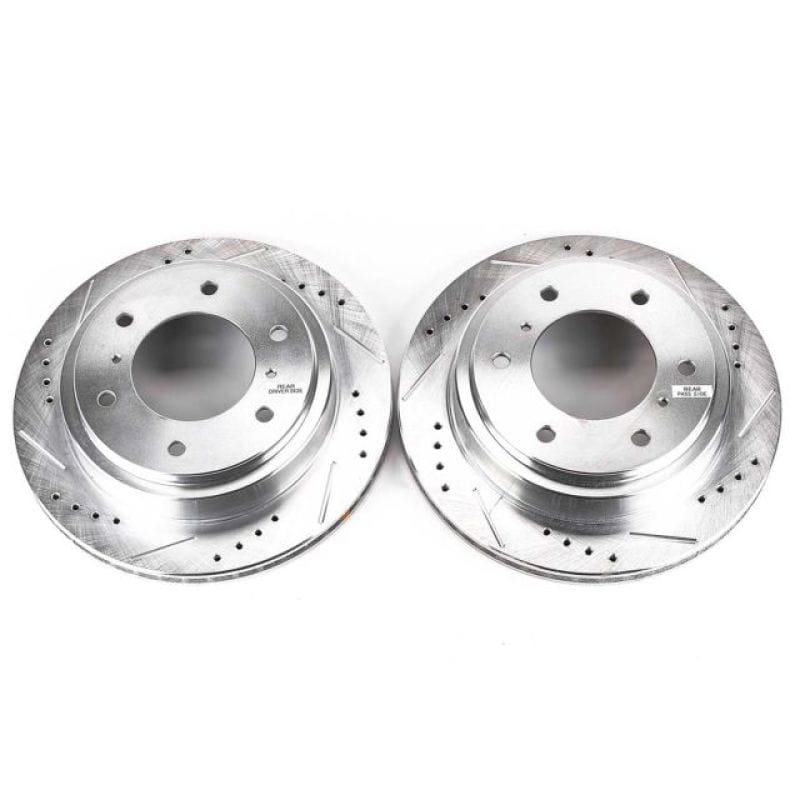 PowerStop — PowerStop Evolution Performance Drilled, Slotted & Plated Brake Rotor Pair
