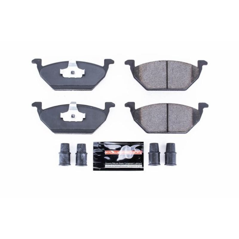 PowerStop — PowerStop - Z23 Daily Driver Carbon-Fiber Ceramic Brake Pads with Hardware Kit