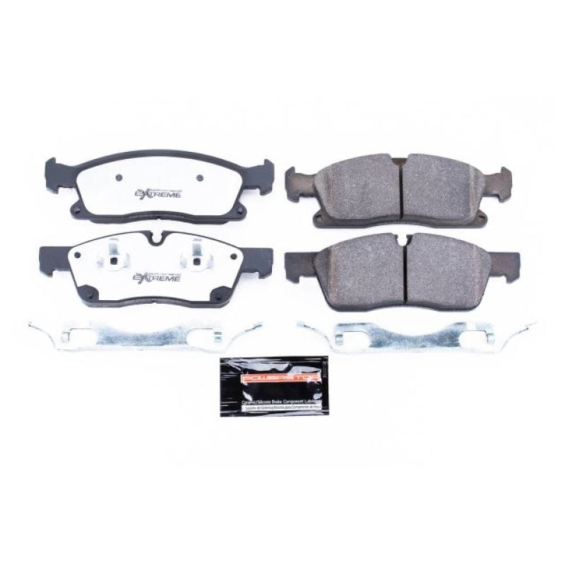 PowerStop — PowerStop - Z36 Truck and SUV Carbon-Fiber Ceramic Brake Pads with Hardware Kit