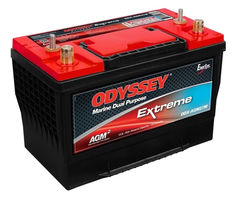 Odyssey Battery — battery, marine, Odyssey ODX-AGM27M, group 27M AGM